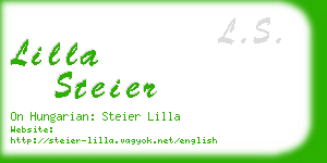 lilla steier business card